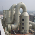 Torre de dessulfurização GRP / FRP para sistema de gás residual